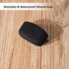 AIRSPO Case for Sony Silicone Protective Skin Case Cover for Sony Wireless Earphones WF-1000XM4, (Black)