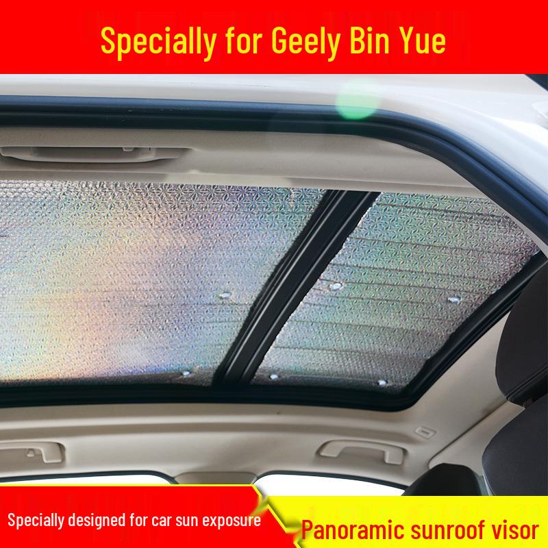 

Panoramic Sunroof Sunshade and Windshield Sunscreen for Bin Yue Bin Yue [Rear Windshield]