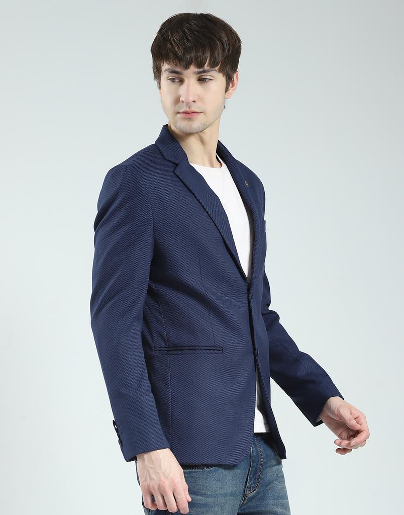 Men's Regular Fit Formal Blazer | Solid Pattern | Notch Lapel Classic Office & Party Wear Blazer's For Men