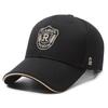 Verstellbare Baseballkappe mit gesticktem Logo-Patch, atmungsaktives Gewebe, strukturierte Krone und gebogener Schirm für Outdoor-Sport und Freizeit