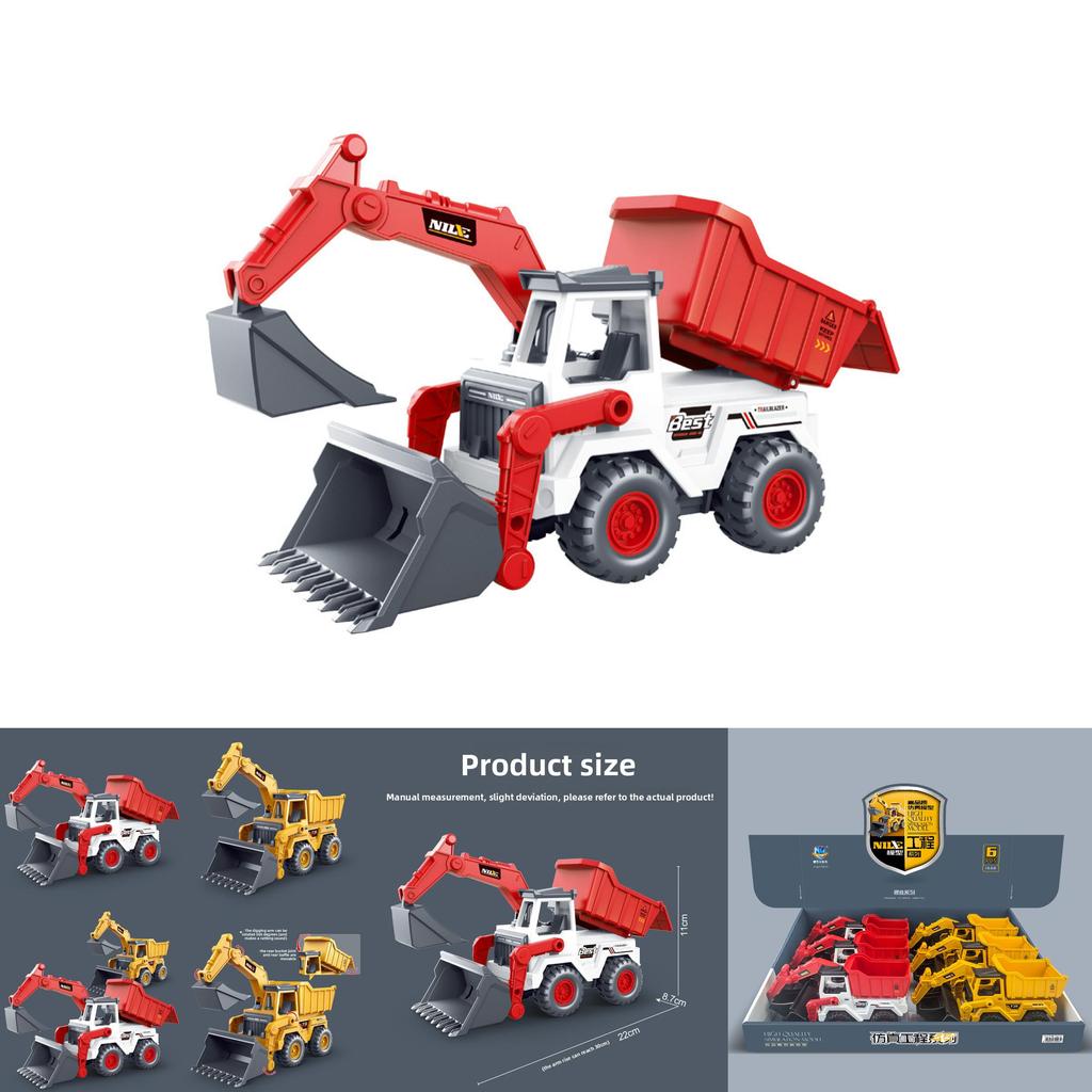 Large Inertia Construction Truck Toy For Kids With Movable Parts And Realistic Design