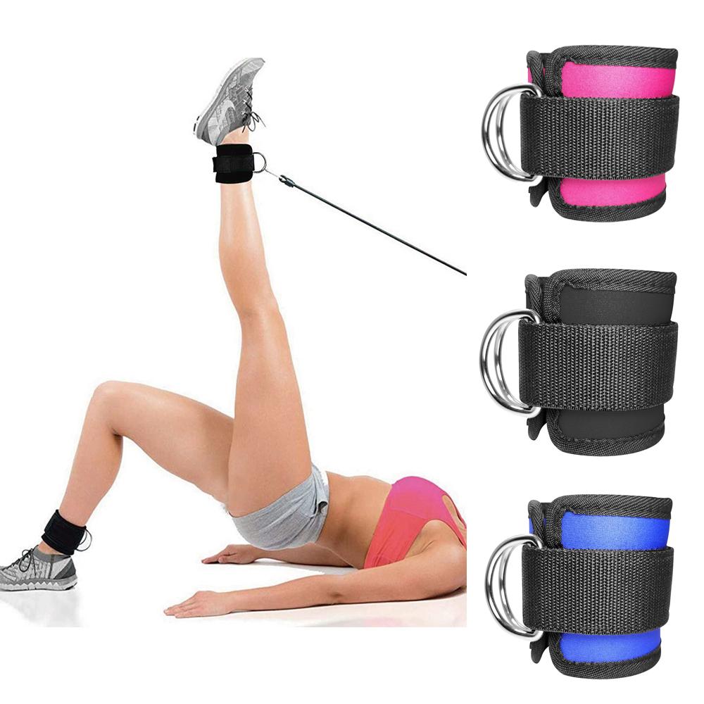 Pulley for Leg Strength Training In The Gym with Buckle, Sports Protector, Safety Adductors 1 Pcs Ankle Straps for Fitness