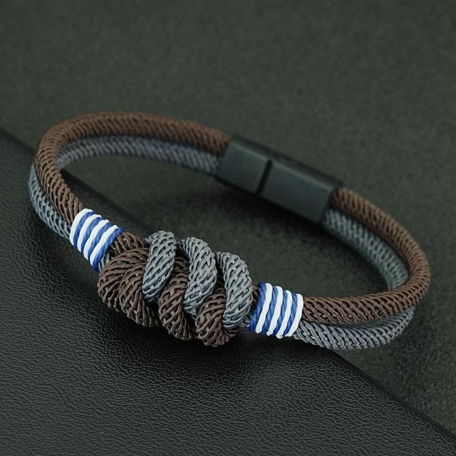 Noter Stylish Handmade Braided Wristband String Bracelet Classic Color Block Design Selected Grade A Rope Charm Braslet Bangle