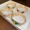 Elastic Stretchable Geometric Bracelet Gold Color Fashion Bracelet  for Party Prom Gift