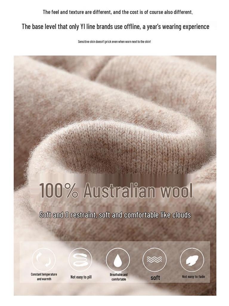 Herren Strickjacke aus 100% reiner Wolle - Dick, Locker, Trendige Reversjacke für Herbst/Winter, Große Größen erhältlich