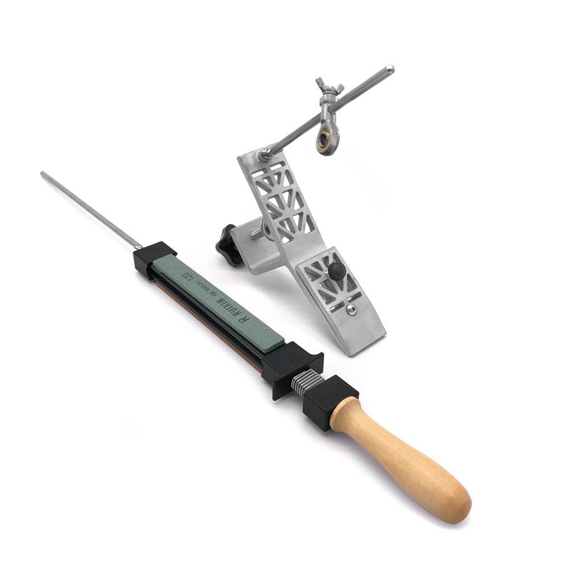 GT2001 Fixed Knife Sharpener Professional Angle Sharpeners DIY Woodwork Grinding System Diamond Grit 120-10000# With Polishing