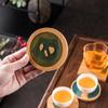 4 buc Suport pentru ceașcă de ceai Art Coaster Suport de masă din lemn Antiderapant Izolare termică Suport pentru veselă Pad Accesorii de bucătărie Suport pentru cană de cafea