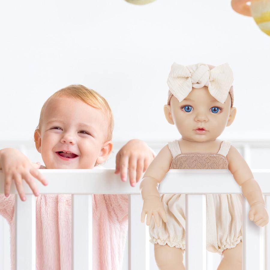 Golden Dress Doll 12 Inch 30cm Super Simulation Rebirth Doll Toy Doll Dress Up Party Soothing Doll, Christmas Gift