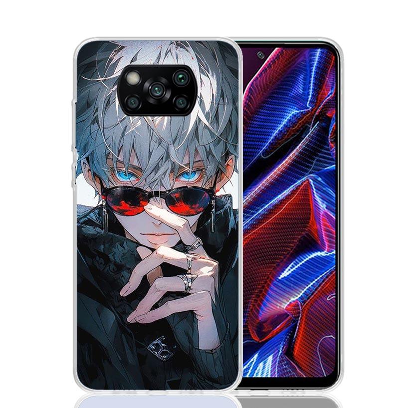 Hot Anime Kaisens Jujutsus Case Phone Cover for Xiaomi Redmi Note 10 9 9S 8 8T 7 5 Pro Mi 12T 11T 10T 9T 12 11 Lite A3 A2 Trend