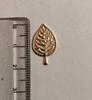 1 Pc 999 Silver Hindu Religious Lord Krishnas Tulsi Tulasi Patra Leaf, Holy Basil Leaf, 2 Cm Temple Pooja Hindu Religion Free Ship