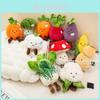 Carrot Mushroom Pumpkin Eggplant Corn Lotus Root Vegetable Plush Toy For Birthday Gift And Play