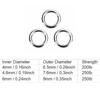 High Strength Fishing Split Rings Stainless Steel Fishing Rings  Freshwater Angling