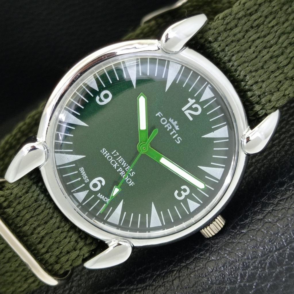 

ВИНТАЖНЫЕ ШВЕЙЦАРСКИЕ МУЖСКИЕ ЧАСЫ С РУЧНЫМ ЗАВОДОМ, ВОССТАНОВЛЕННЫЕ, ЗЕЛЕНЫЙ ЦИФЕРБЛАТ a700882-5 R205a-a700882