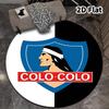 Club Social Y Deportivo Colocolo Round Area Rug Carpet Rug For Living Room Bedroom Sofa Playroom Decor Nonslip Floor Mat