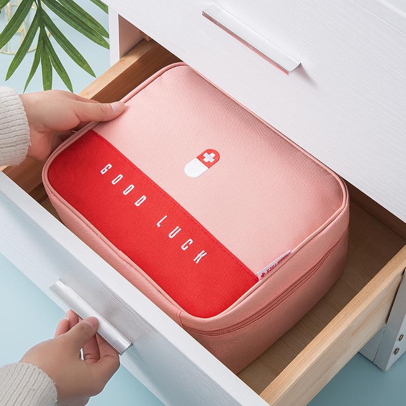 Personal Health & First Aid Emergency Kit: Portable Medicine Box for Home, Travel, and Outdoor Use