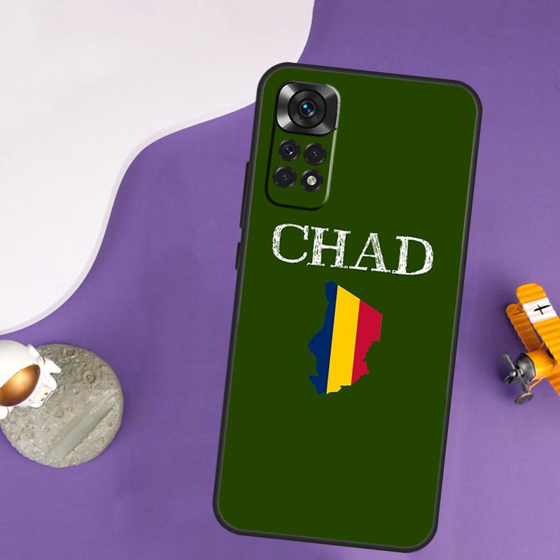 

Republic of Chad Flag Case For Xiaomi Redmi Note 13 Pro 14 12 9 10 11 Pro 10S 11S 12S Redmi 14C 13C 10C 12C Cover Redmi Note 11S