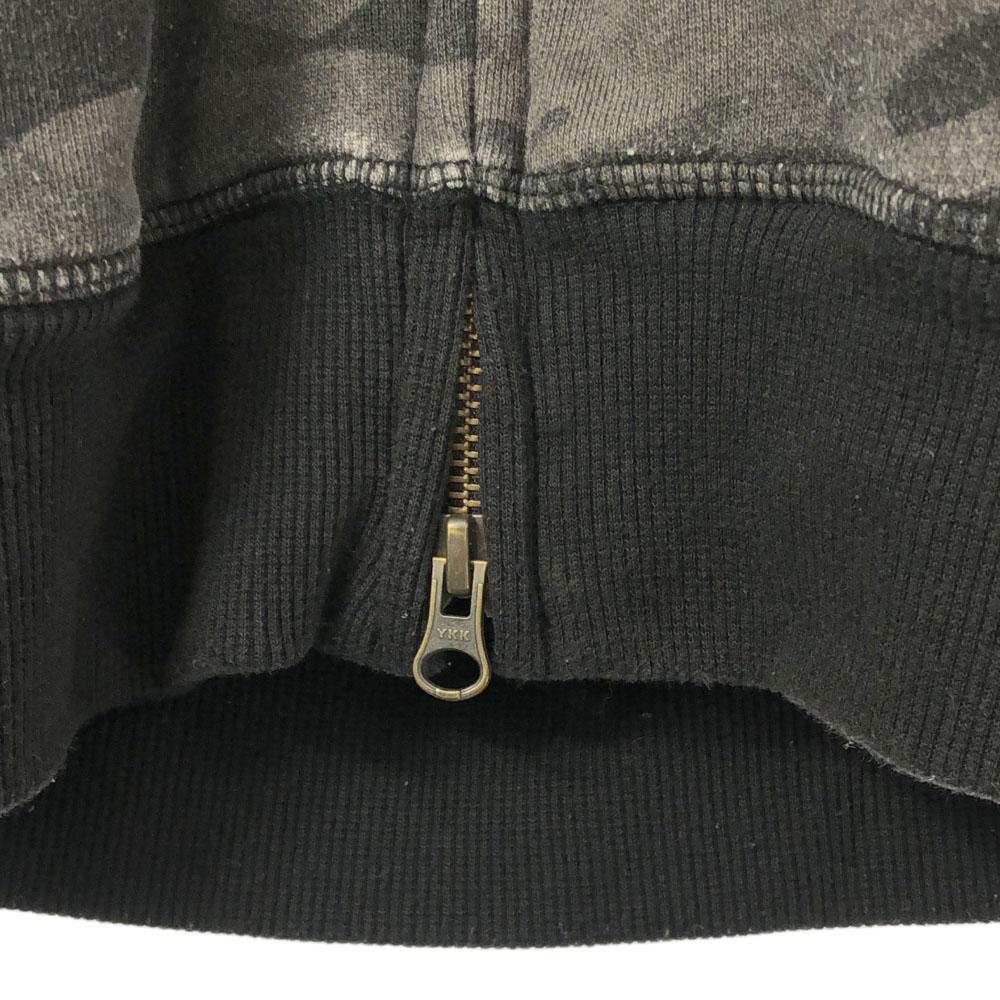 1piu1uguale3 RELAX Camouflage Long sleeve Zip hoodie S Gray sweat Men's Used