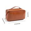 Simple Portable Travel Pillow Toiletry Bag Accordion Cosmetic Bag Multi-purpose Portable Storage Bag PU Storage Bag