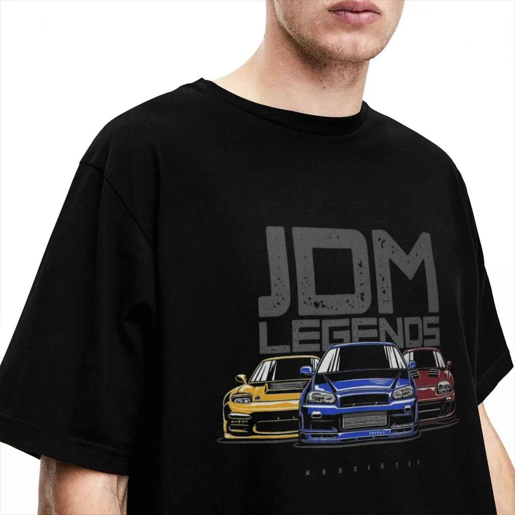 Humor JDM Skyline GTR T-Shirt für Herren Damen Japan Autos Drift T-Shirts Shirt Bedruckte Kleidung