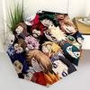 1pc My Hero Academia Characters Outdoor Umbrella - Automatic Opening/Closing, Portable 3-Fold Design, 8-Rib Iron Frame - Perfect Gift for Fans, T