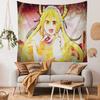 Miss Kobayashi Dragon Maid Anmie Cartoon Tapestry Art Science Fiction Room Home Decor Wall Hanging Sheets