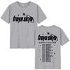 Camiseta Freya Skye, Camiseta da Turnê Descendants World War Z, Camiseta de Algodão Oversized Y2k Masculina para Show Descendants, Camiseta de Festival de Música de Verão