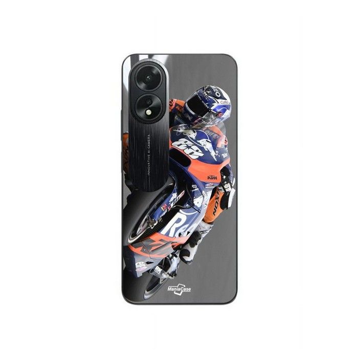 Coque de téléphone - MANIACASE - Oppo A38 - Silicone TPU - Sportif - Miguel Oliveira Moto GP 88
