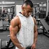 Gym Clothing Men Bodybuilding Stringer Hoodie Tank Top Muscle Shirt New Tee