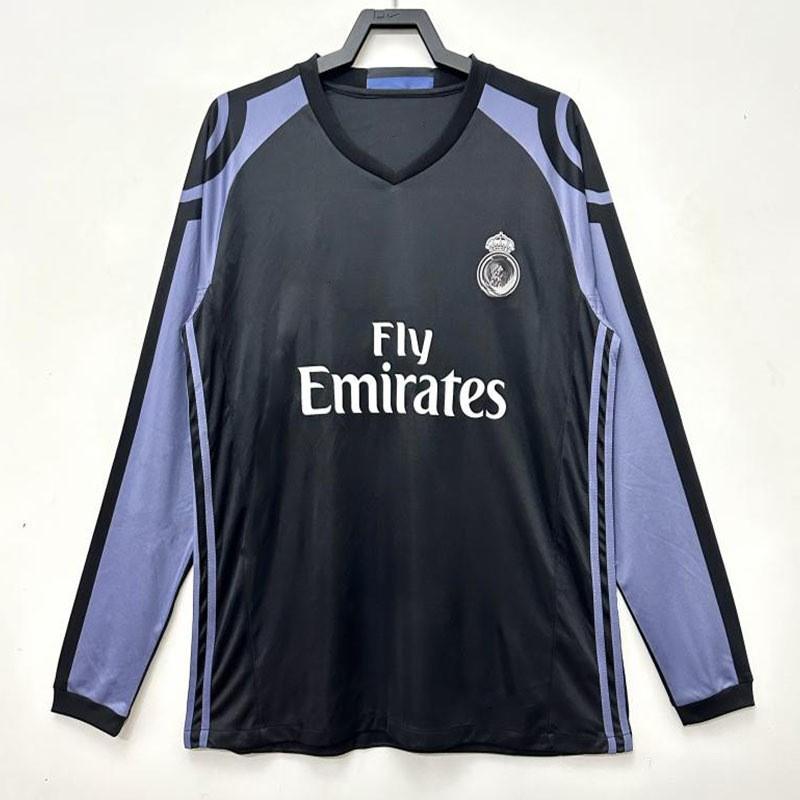 Long Sleeve Retro Football Jersey Men Classic Club National Team Style Sports Training Wear