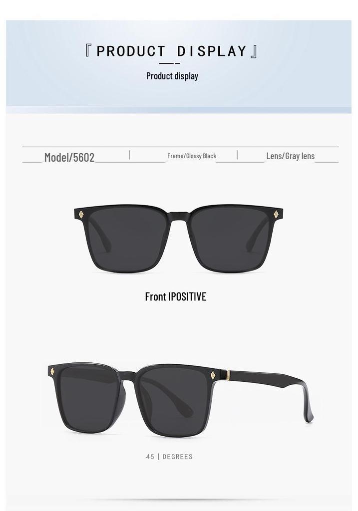 European Retro Polarized UV Sunglasses for Men & Women - High-End Small Frame