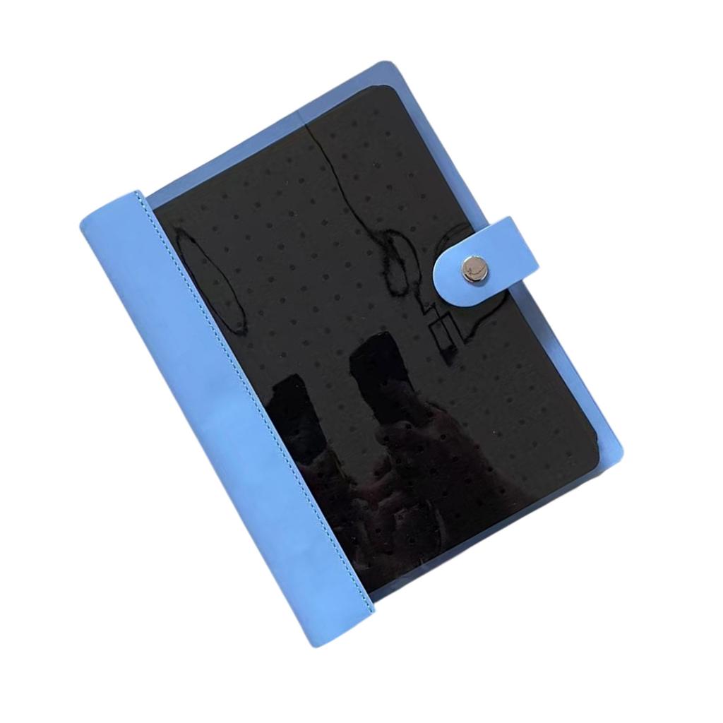 8 Pages Pin Display Book Portable Organizer with Clear Cover Travel Friendly Pin Book Suitable for Brooch Collectors