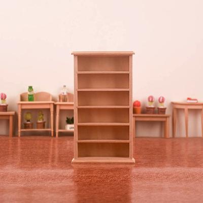 1:12 Dollhouse Miniature Bookshelf Bookcase Model Locker Cabinet Furniture Decor