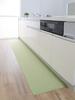 Japanese Made Washable Non-Slip Kitchen Mat 45×240cm Green Water-Repellent Deodorizing