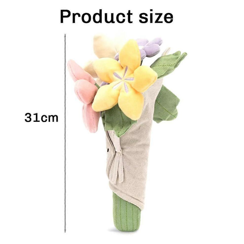 Fiori di Peluche Giocattoli di Peluche Bouquet Bambola Cartone Animato Cuscino Imbottito Regalo per Compleanno Giorno della Laurea