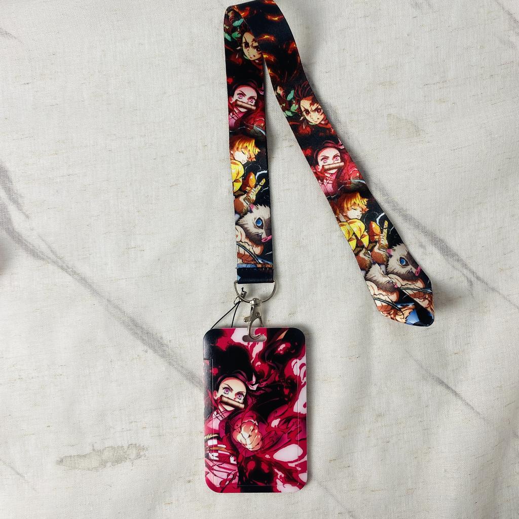 Lanyard Anime Portatessere Portachiavi Lanyard da Collo Per Pass Card Porta Carte di Credito Cinghie Accessori Ciondoli per Cellulare