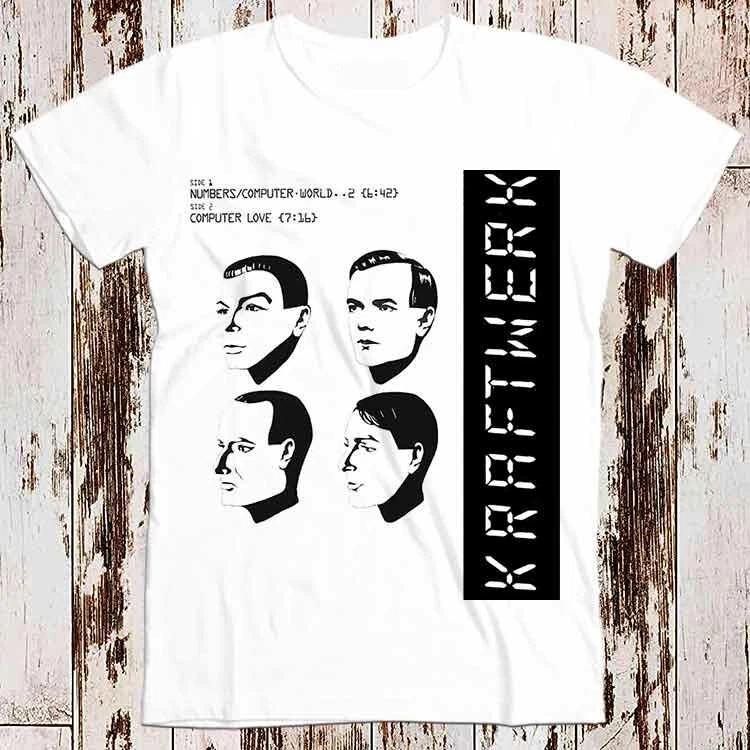 Kraftwerk Promo Label Computer World Love T Shirt 8004 S