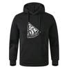 Autumn Teens Black Gray Long Sleeve Hooded Sweatshirt Hoodie Sportswear