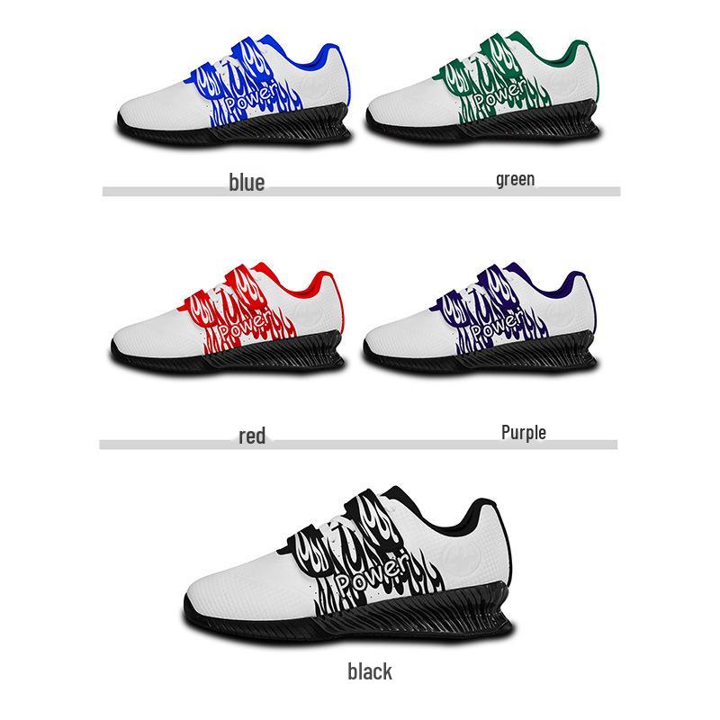 JZ-0001 Buty do podnoszenia ciężarów z rzepem, antypoślizgowe, na przysiady, transgraniczne