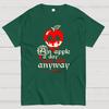 Poisoned Apple a Day Cotton Summer Casual Cool Loose T-Shirt