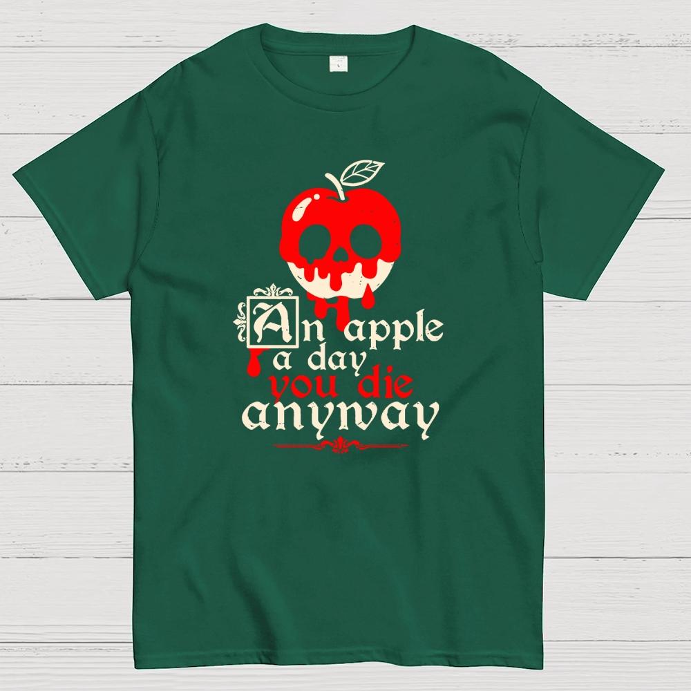 Poisoned Apple a Day Cotton Summer Casual Cool Loose T-Shirt