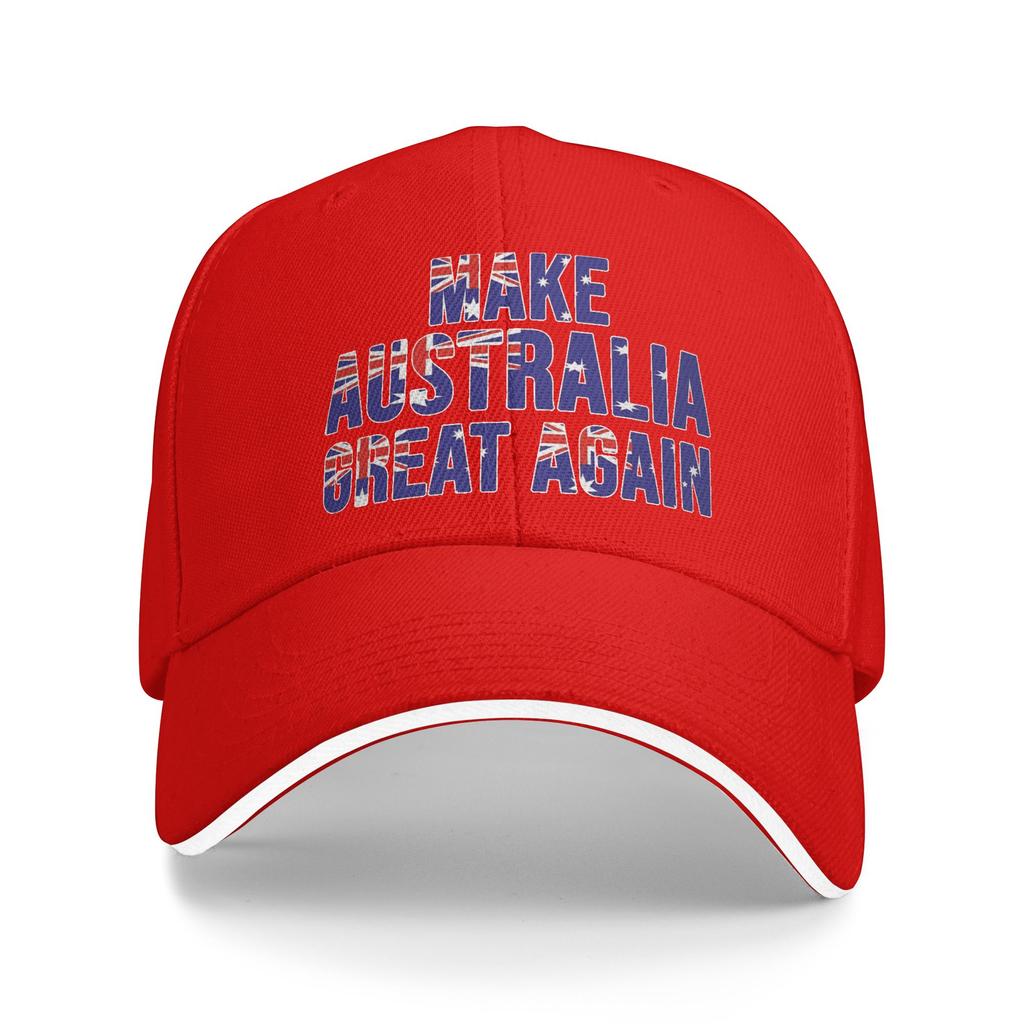 Unisexs Womens Make Australia Great Again Outdoor Hat  Sun Cap New Baseball Cap Sunscreen Hats