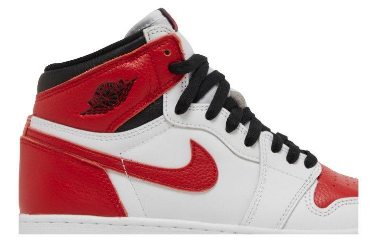 Kids' Sneakers Nike Jordan 1 Retro High OG Heritage (GS) White/University Red-Black