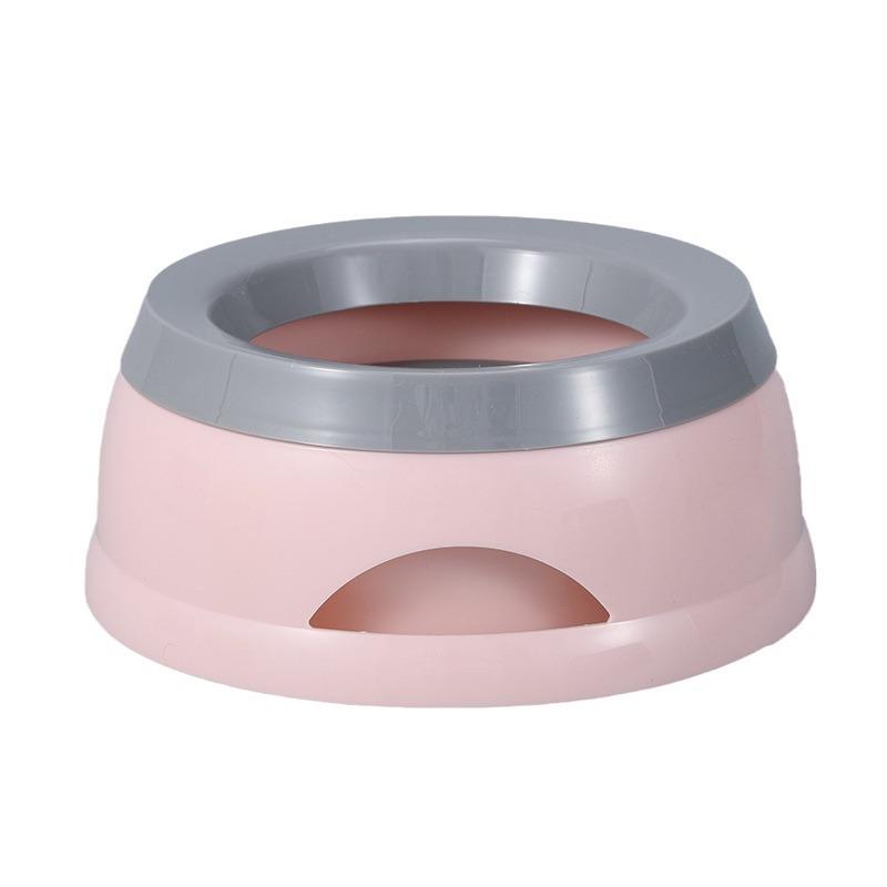 Portable Cat Bowl with Water Bottle for Travel Outdoor Camping Pet Feeder