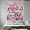 Tamon's B Side Wall Tapestry Aesthetic Wall Hanging Printed Fabric Blanket Decorative Tapestries for Bedroom Living Room Home Decor