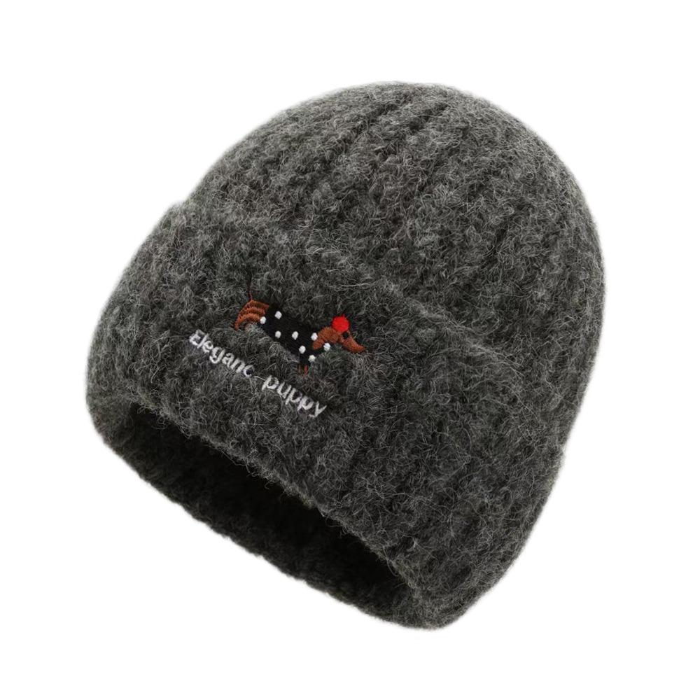 Fashion Warm Winter Hat Ear Protection Thickened Knitted Cap Elastic Casual Beanie Hats Men Women