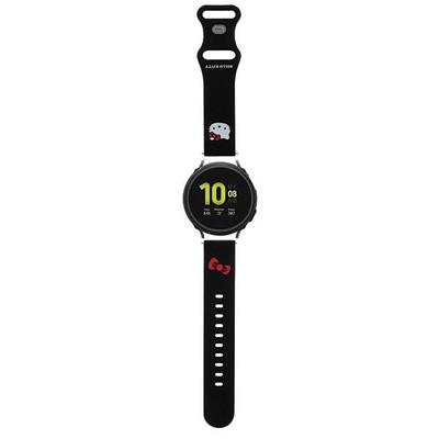 Hello Kitty Universal Strap Hkuwmschblk Silicone Kitty Head Black/Black 20Mm
