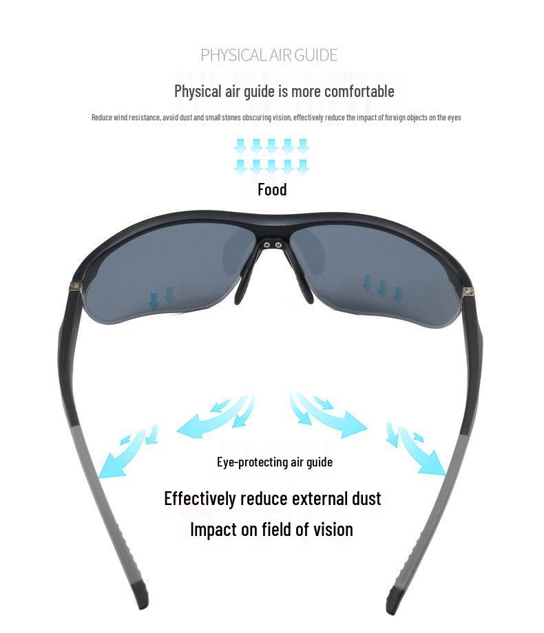 UV-Protective Cycling Sunglasses: Windproof Outdoor Sports Glasses for Men & Women
