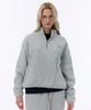 Clove [24Fw Clove] Logo Fleece Half-Zip_Women (Light Gray)