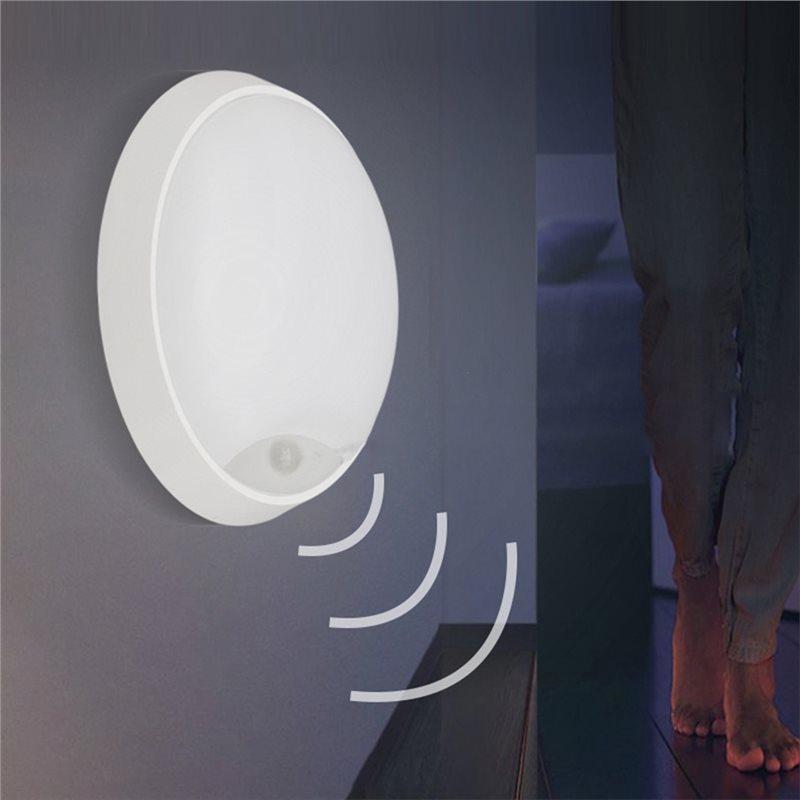 Fresh Motion Sensor Wall Lamp Human Circular Light IP65 Waterproof LED Ceiling Light For Courtyards