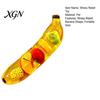 Tension Relief Toys Stress Banana Squeeze Toy, Clear Fake Sensory Improve Desk Gadgets Concentration & Relieve Tension, Soft Stretchy Fruit Fidget Toy